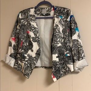 Floral blazer